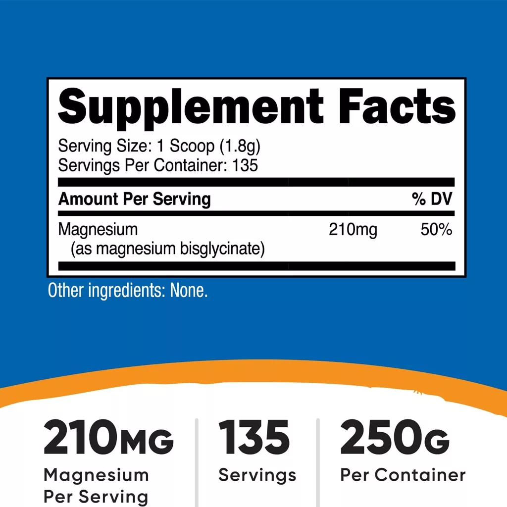 منیزیم گلیسینات ناتریکاست 210mg