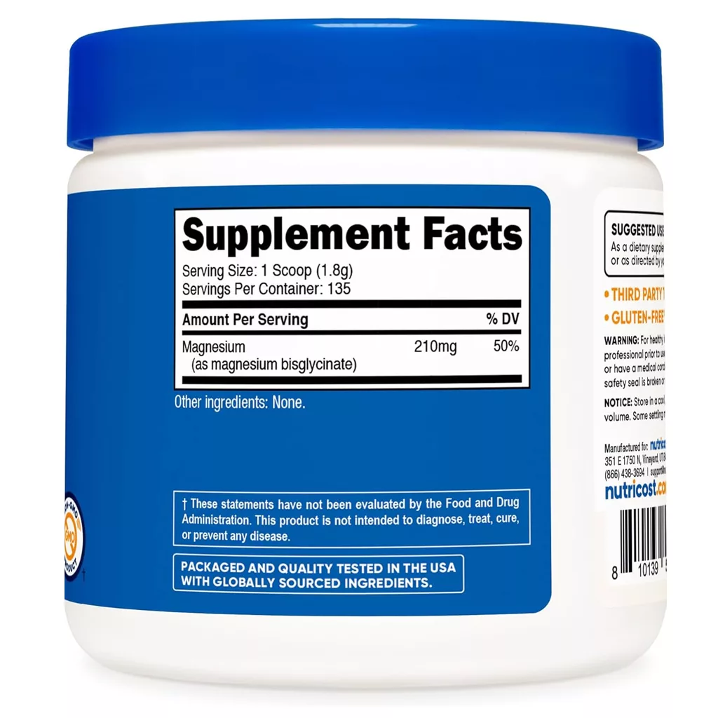 منیزیم گلیسینات ناتریکاست 210mg