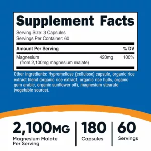منیزیم مالات Malate ناتریکاست 2100mg