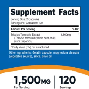 مکمل تریبولوس ناتریکاست Tribulus 1500mg