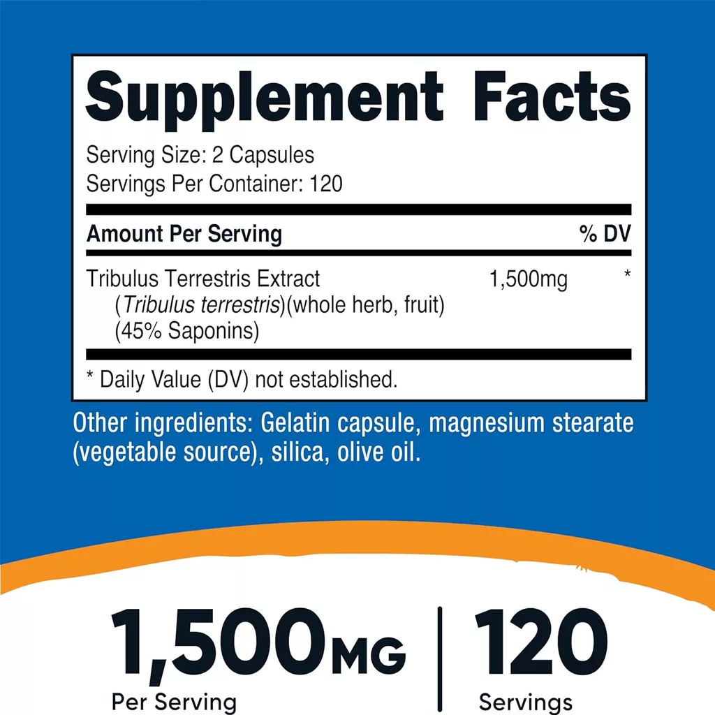 مکمل تریبولوس ناتریکاست Tribulus 1500mg