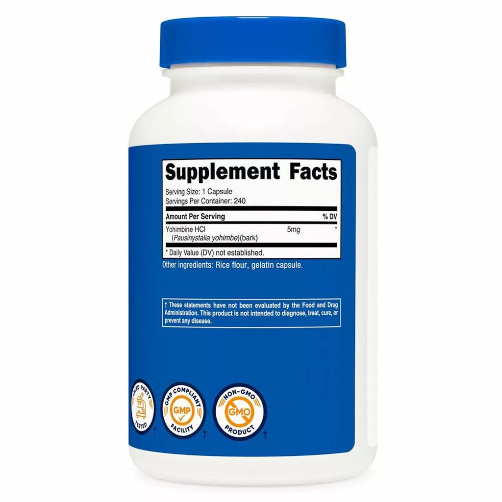 مکمل یوهمبین Yohimbine ناتریکاست 5mg